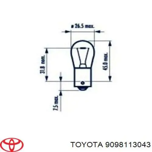 Lâmpada Toyota 9098113043 preço, a partir de 2,59 USD