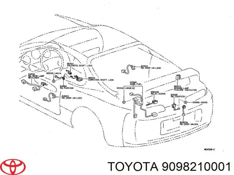  Toyota 9098210001 preço, a partir de 4,82 USD