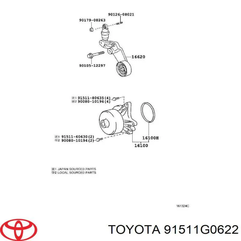 91511G0622 Toyota 
