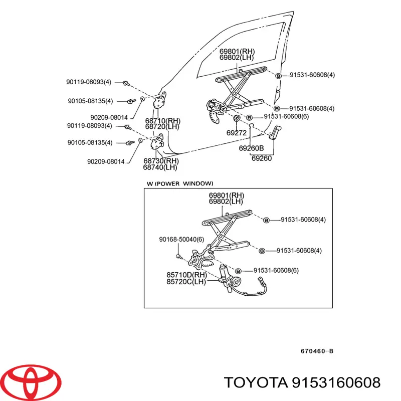 9153160608 Toyota 