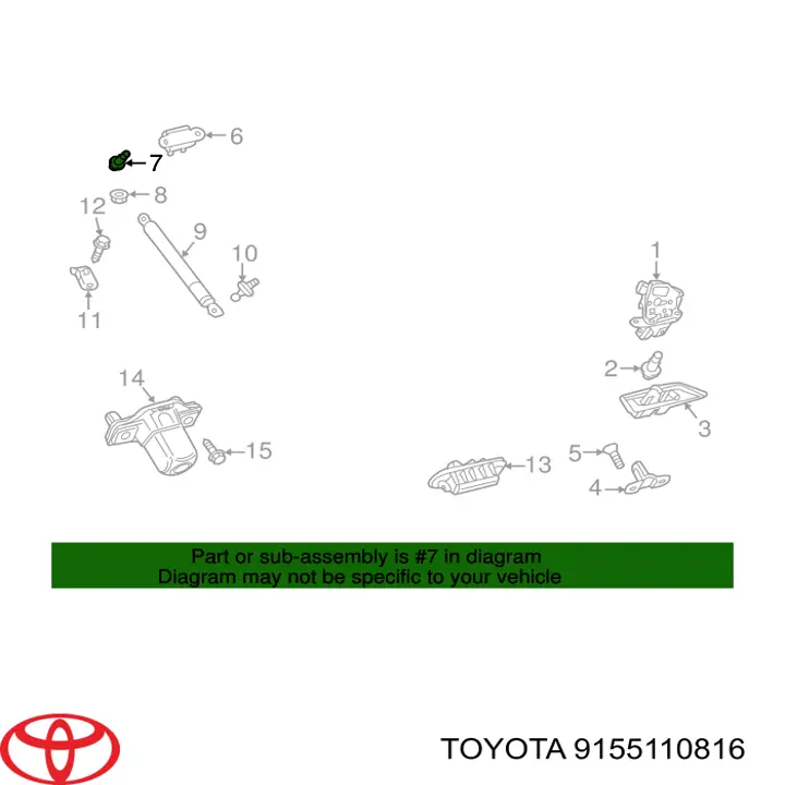 9155110816 Toyota 