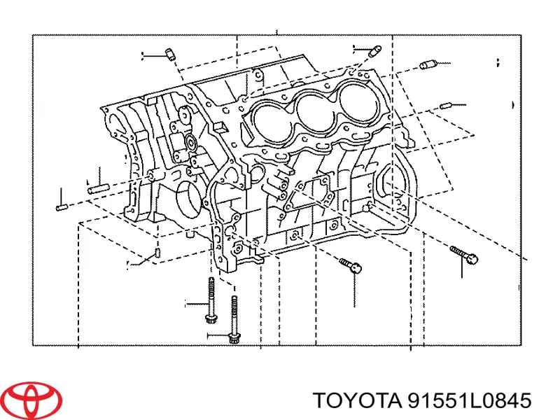  Toyota 91551L0845 preço, a partir de 1,87 USD