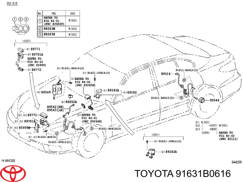  Toyota 91631B0616 preço, a partir de  
