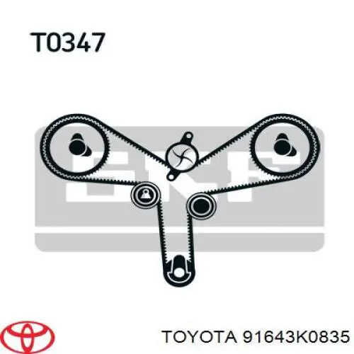  Toyota 91643K0835 preço, a partir de  