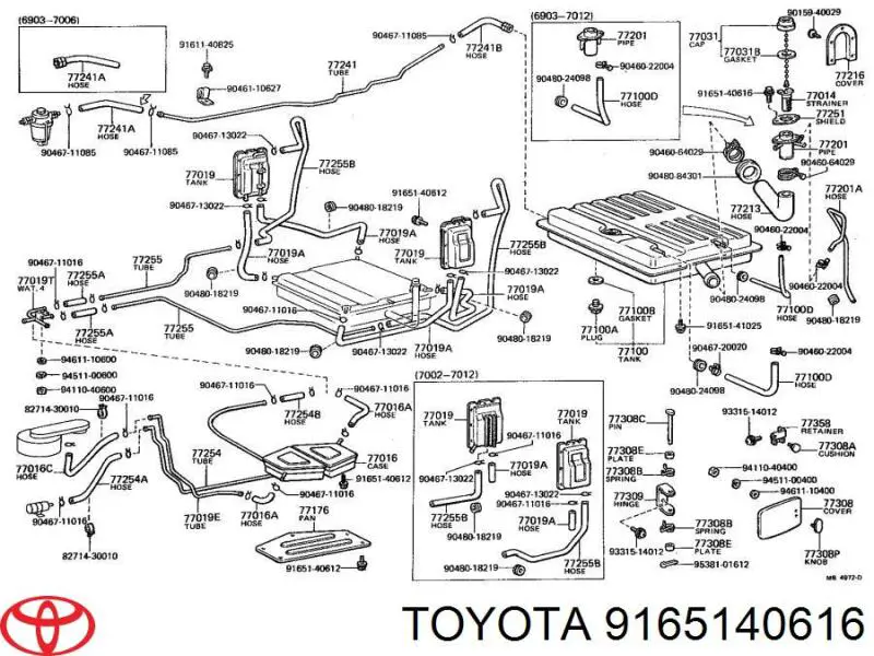 9165140616 Toyota 