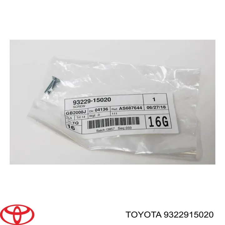  Toyota 9322915020 preço, a partir de  
