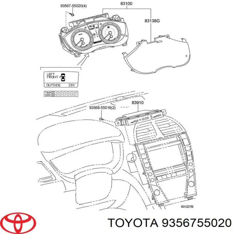  Toyota 9356755020 preço, a partir de  