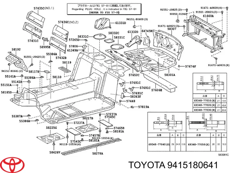 9415180641 Toyota 