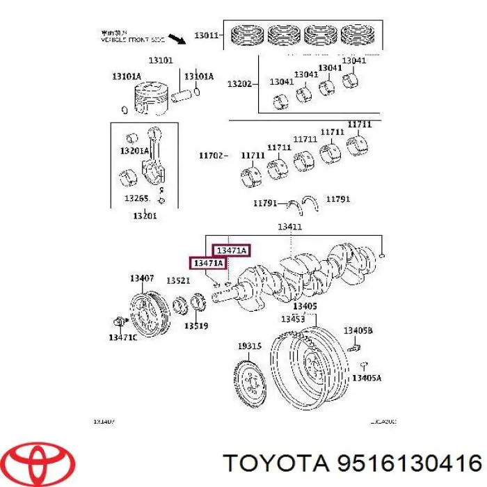 Chaveta de cambota Toyota 9516130416 preço, a partir de 2,97 USD