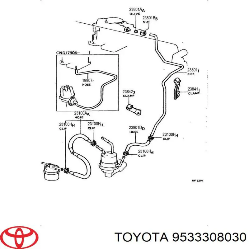 Compre 9533308030 Toyota 