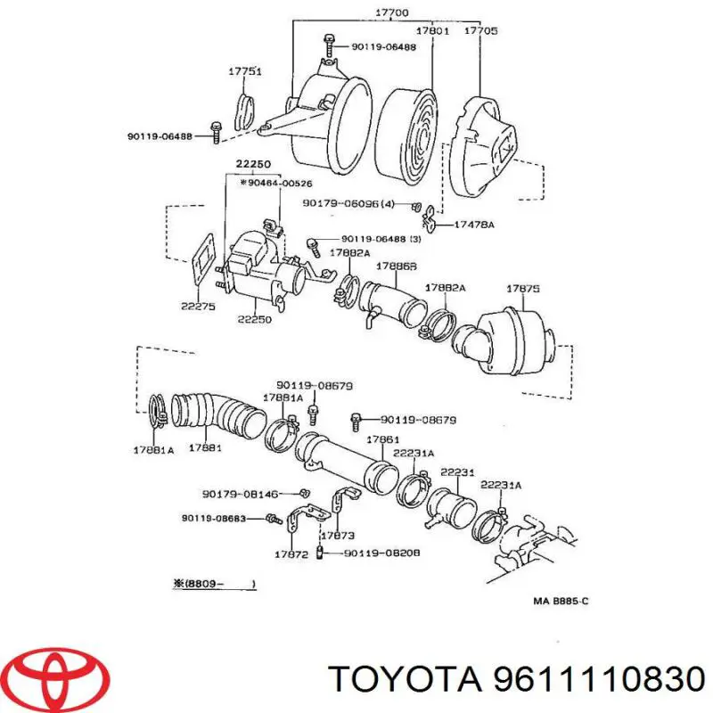  Toyota 9611110830 preço, a partir de 7,16 USD