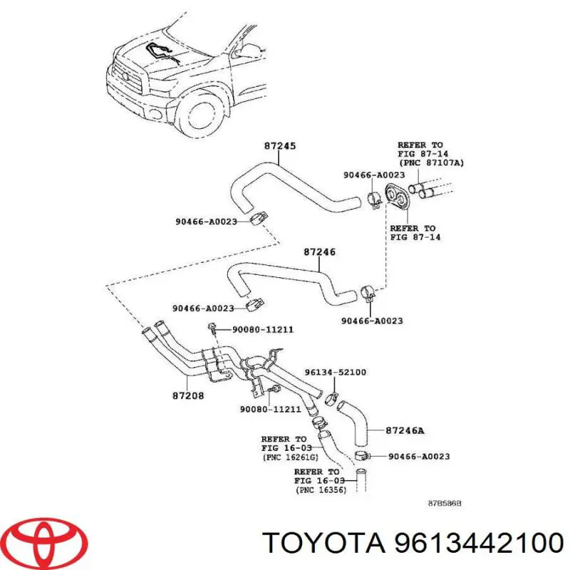 9613442100 Toyota 