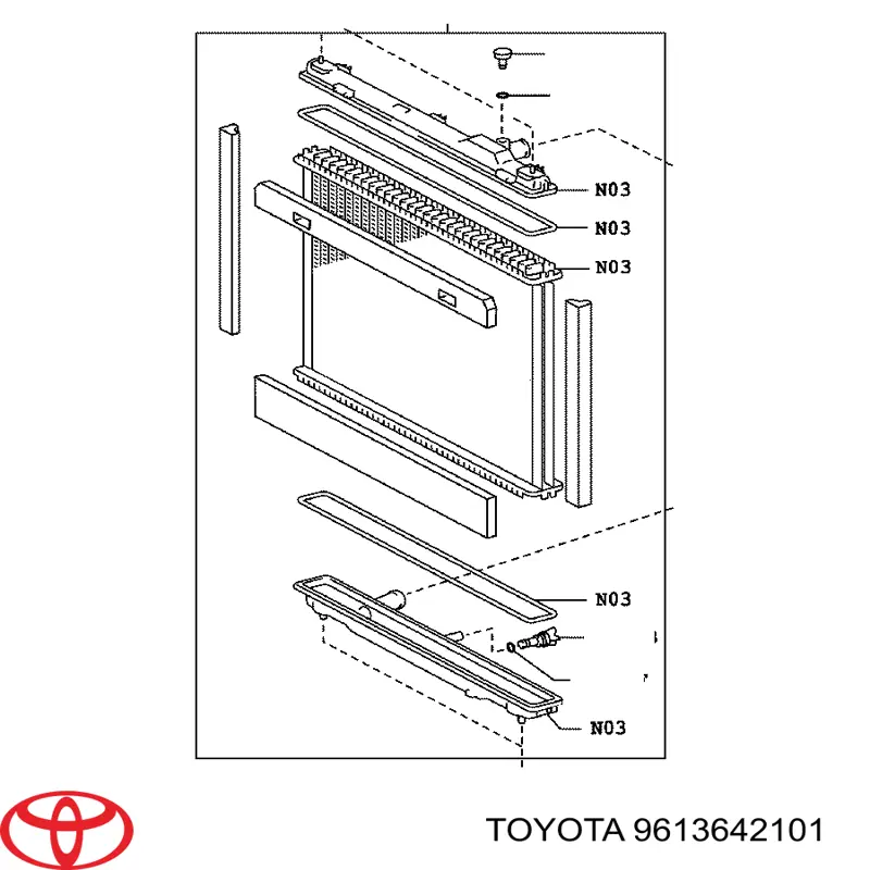 9613642101 Toyota 