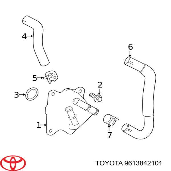 9613842101 Toyota 