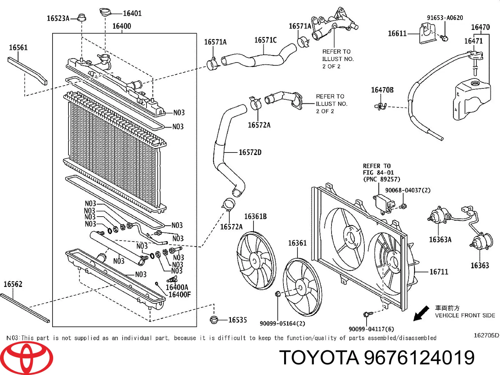 Vedante de bomba de água Toyota 9676124019 preço, a partir de 3,91 USD
