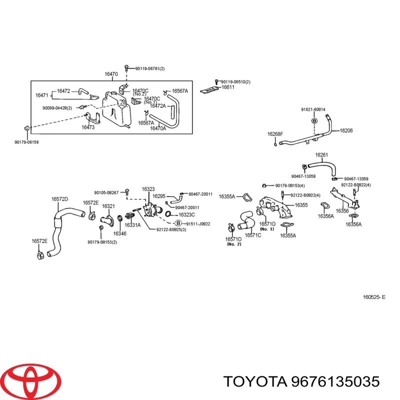 Compre 9676135035 Toyota Vedante de termostato