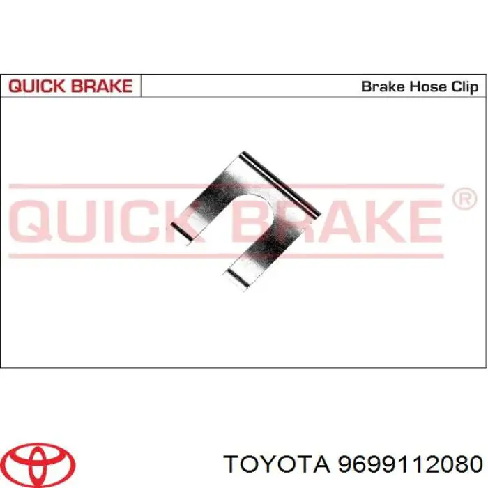 Braçadeira de fixação do freio de mangueira Toyota 9046808040 preço, a partir de 2,29 USD