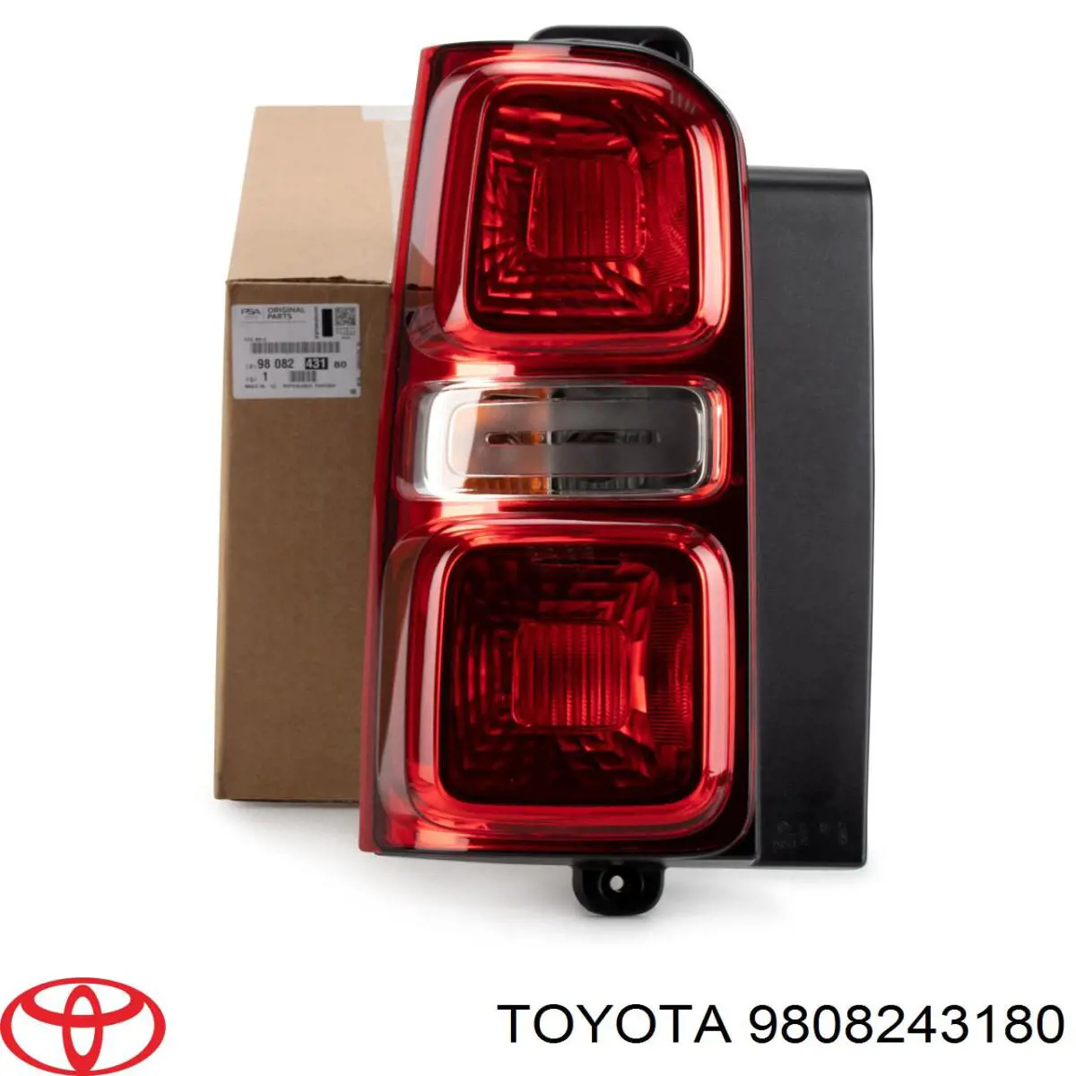9808243180 Toyota Lanterna traseira esquerda
