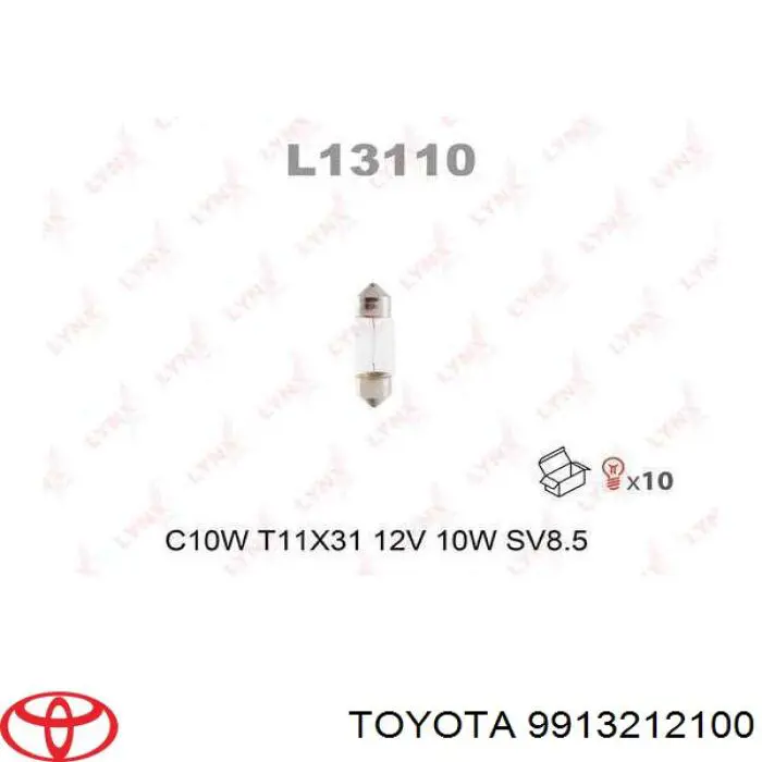 Compre 9913212100 Toyota Lâmpada de quebra-luz de iluminação de salão/de cabina