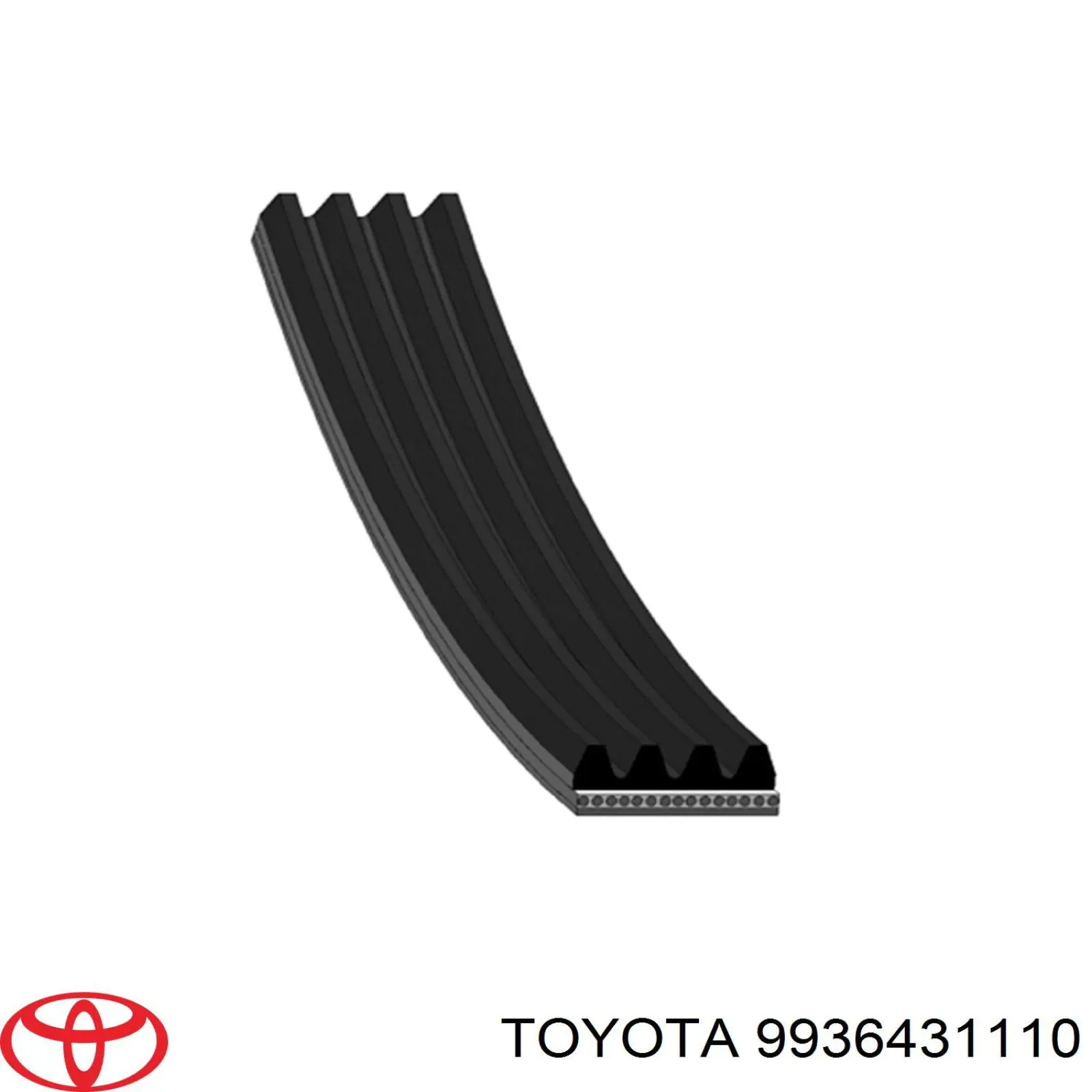 9936431110 Toyota Correia dos conjuntos de transmissão