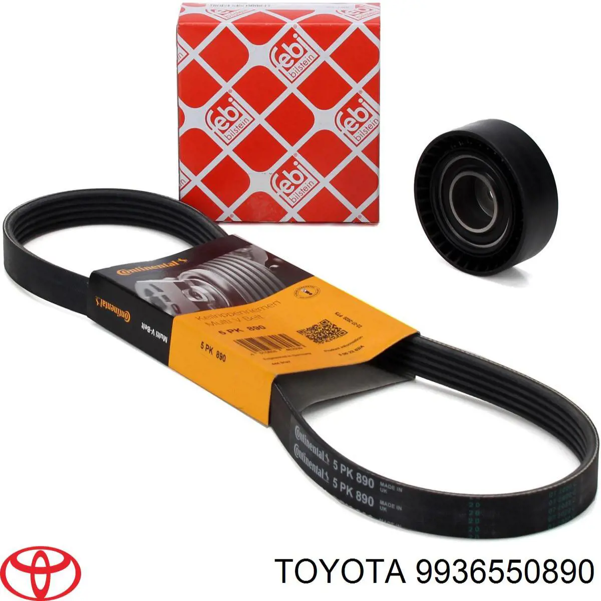 Correia dos conjuntos de transmissão Toyota 9936550890 preço, a partir de 7,04 USD