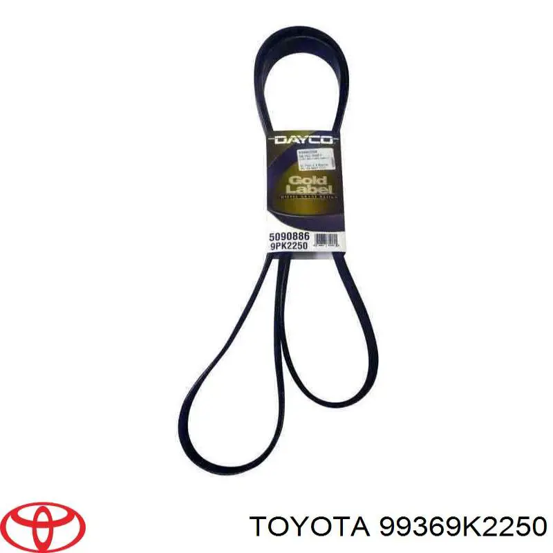 Correia dos conjuntos de transmissão Toyota 99369K2250 preço, a partir de 53,43 USD