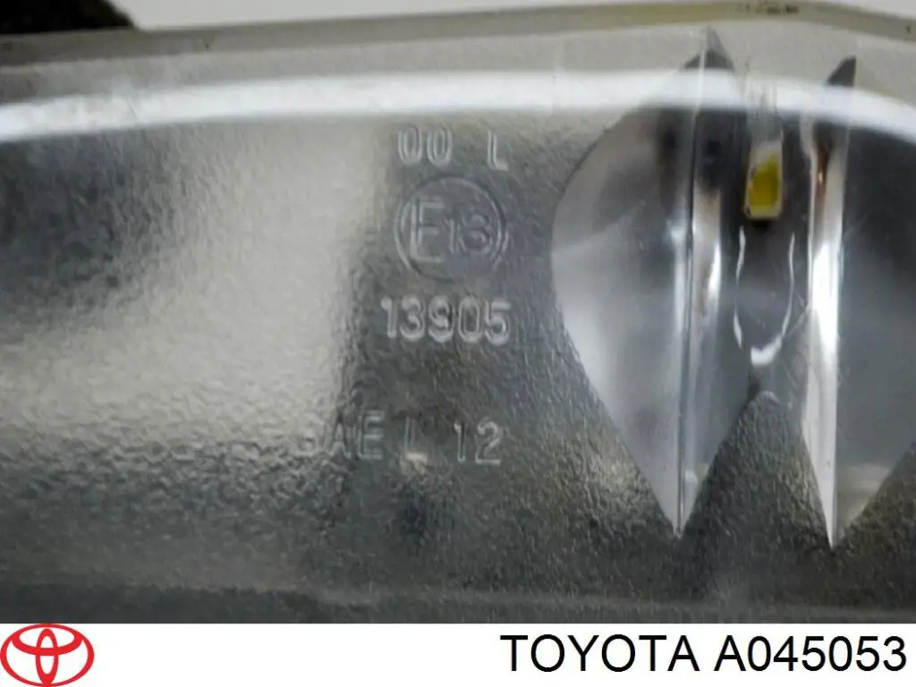 Lanterna da luz de fundo de matrícula traseira Toyota A045053