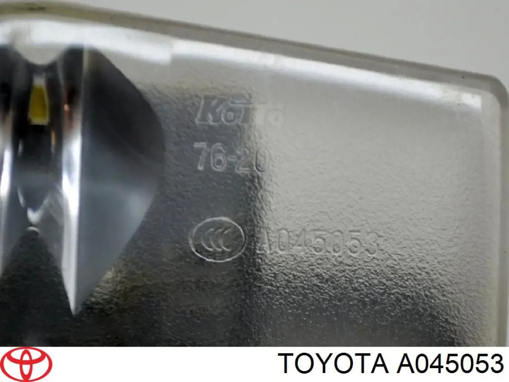 A045053 Toyota Lanterna da luz de fundo de matrícula traseira