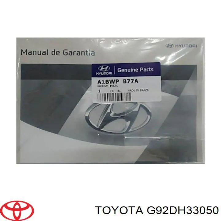 G92DH33050 Toyota Filtro de salão