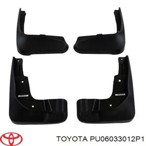 Protetores de lama dianteiros + traseiros, kit para Toyota Camry VII V50
