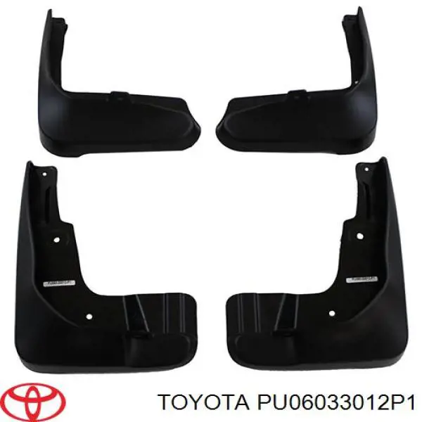 Protetores de lama dianteiros + traseiros, kit Toyota Camry VII V50