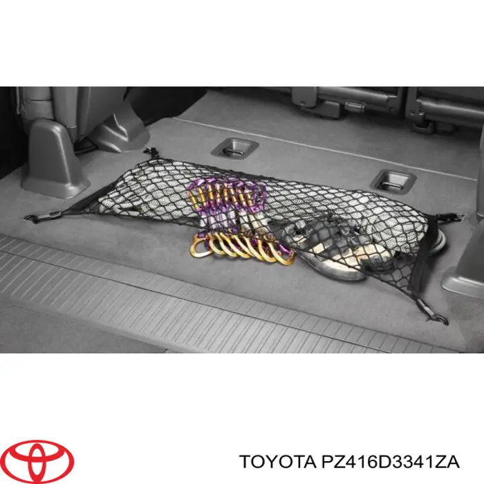 PZ416D3341ZA Toyota Malha da seção de bagagem