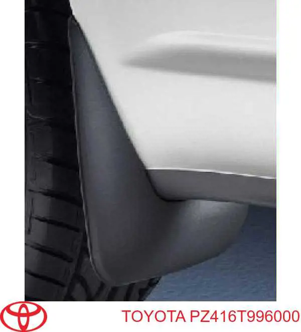 Protetores de lama traseiros, kit Toyota Avensis II sedan (T25) (2003 - 2008) II