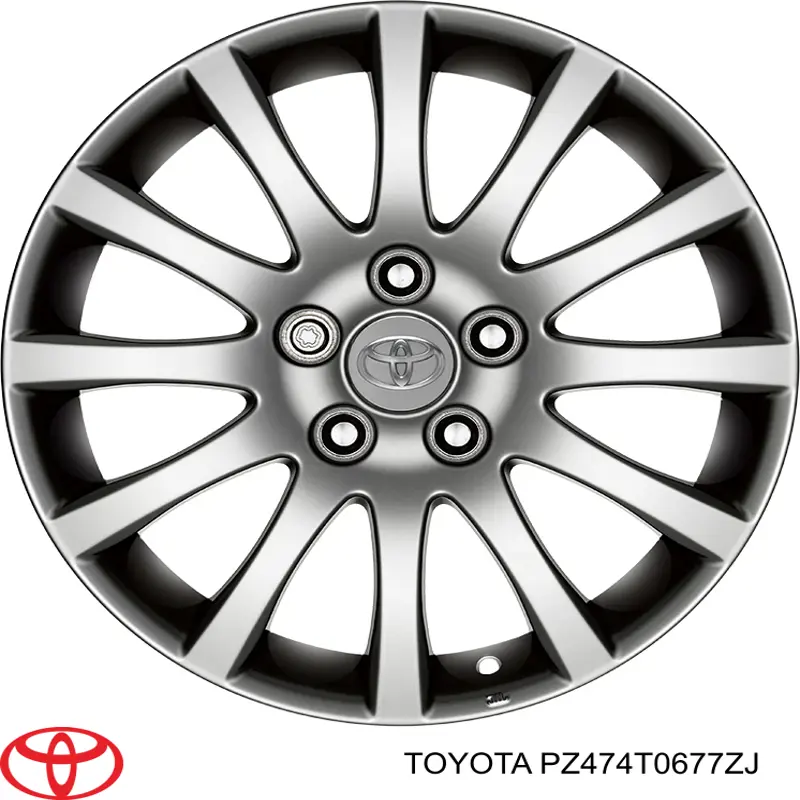 Discos de roda de aleação ligeira (de aleação ligeira, de titânio) para Toyota Avensis III T27
