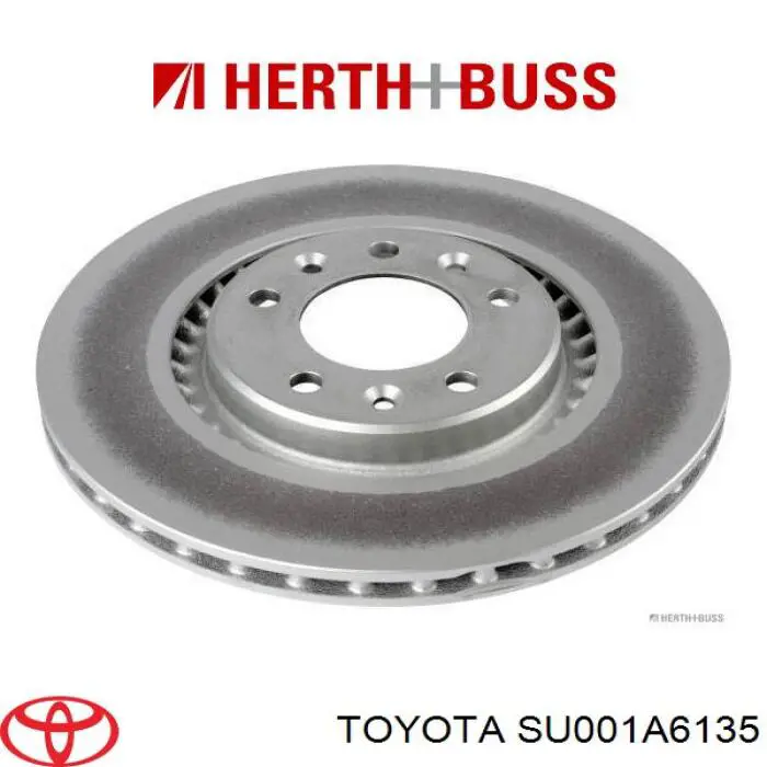Disco do freio traseiro Toyota SU001A6135 preço, a partir de 47,96 USD