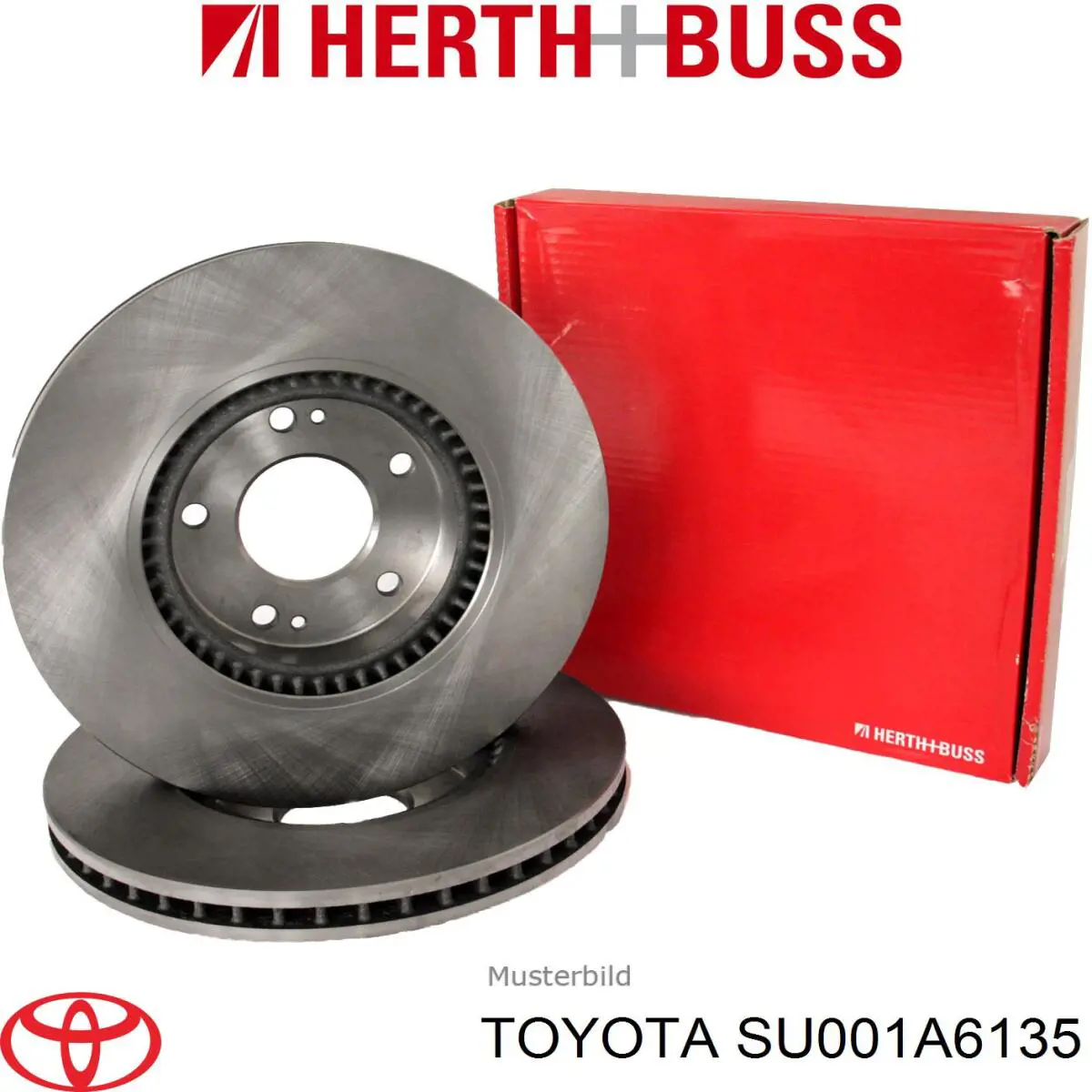Compre SU001A6135 Toyota Disco do freio traseiro