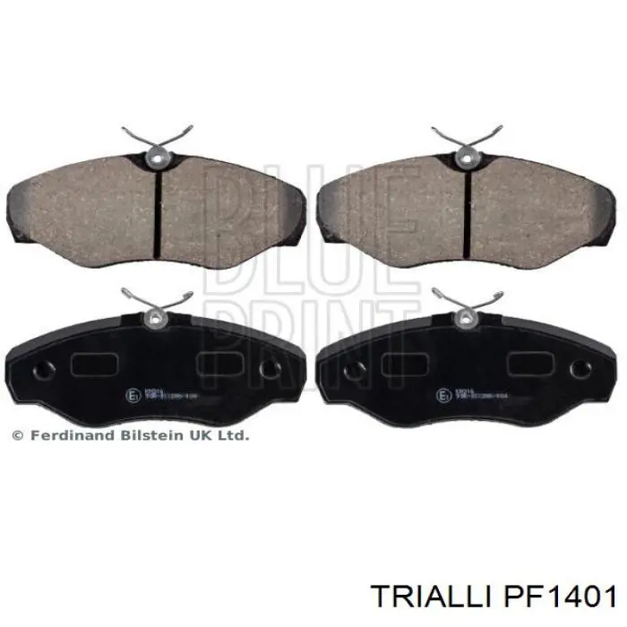 Compre PF1401 Trialli Sapatas do freio dianteiras de disco