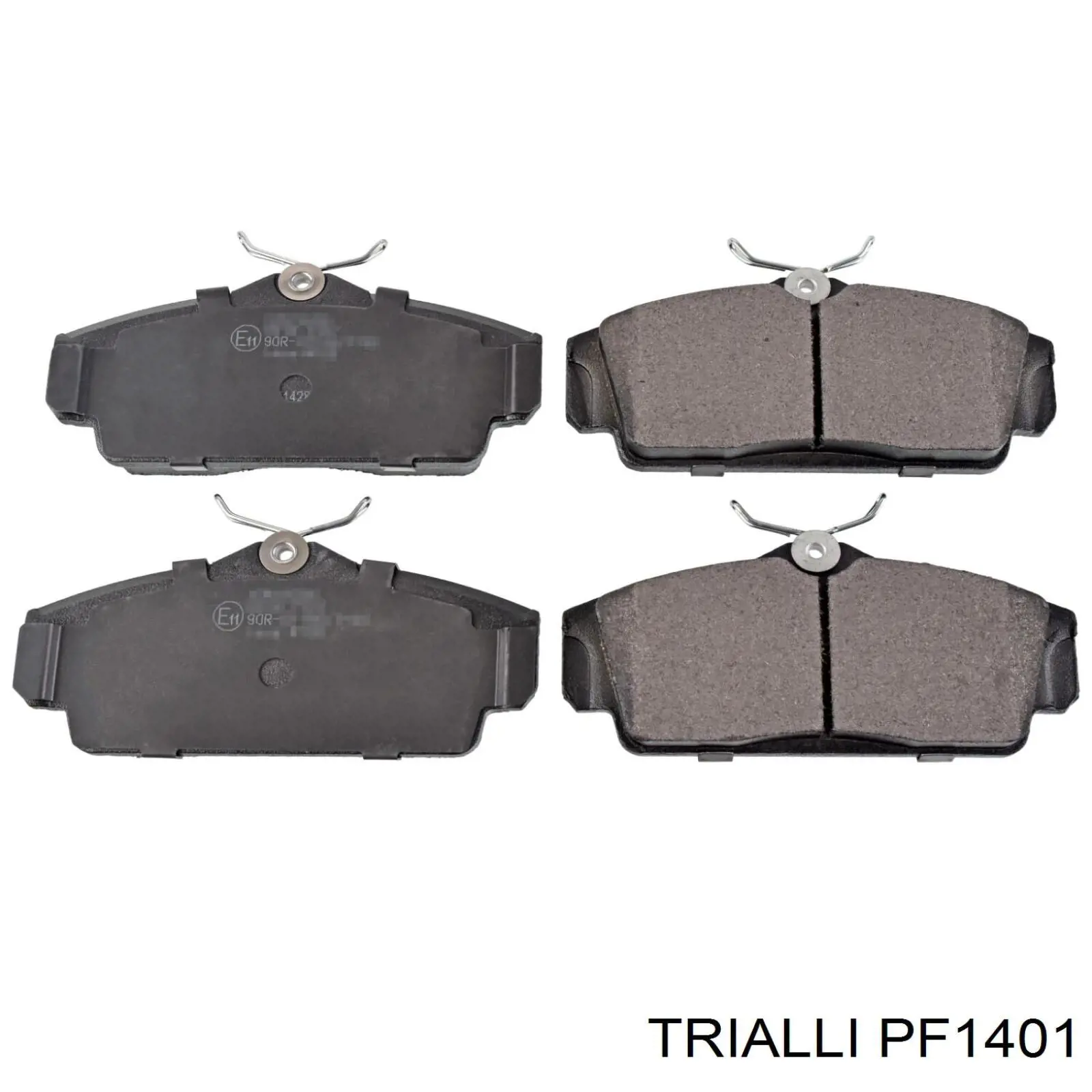 PF1401 Trialli Sapatas do freio dianteiras de disco