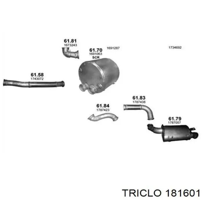 Trinco de fecho da porta dianteira esquerda 113573755 Hans Pries (Topran)