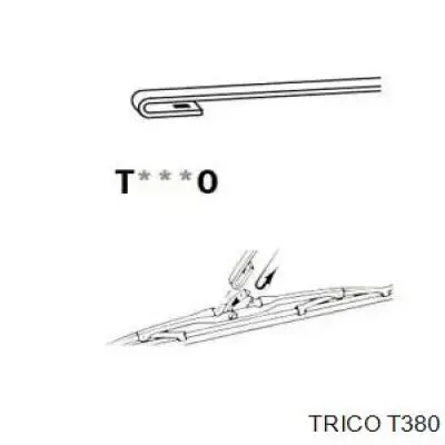 Compre T380 Trico Limpa-pára-brisas de vidro traseiro