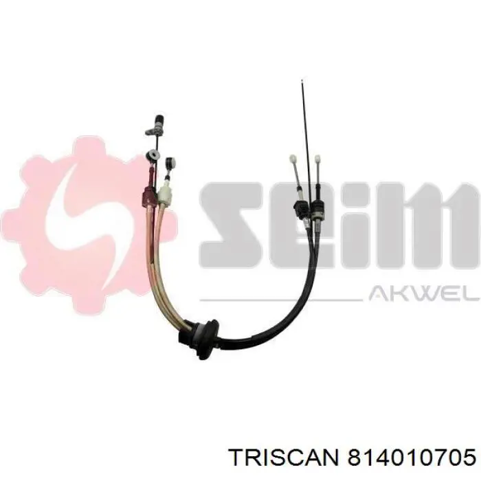 Compre 00002444GP Peugeot/Citroen Cabo de mudança duplo