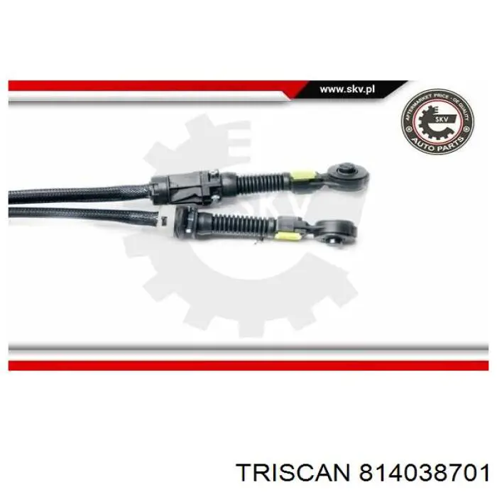 Compre 1637136280 Peugeot/Citroen Cabo de mudança duplo