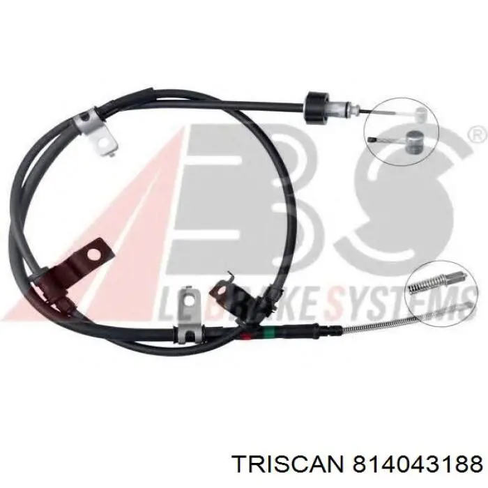 Compre 597701C050 Hyundai/Kia Cabo do freio de estacionamento traseiro direito