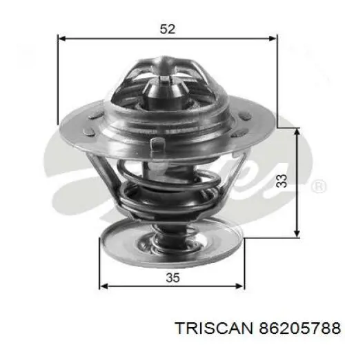 Termostato Triscan 86205788 preço, a partir de 9,93 USD