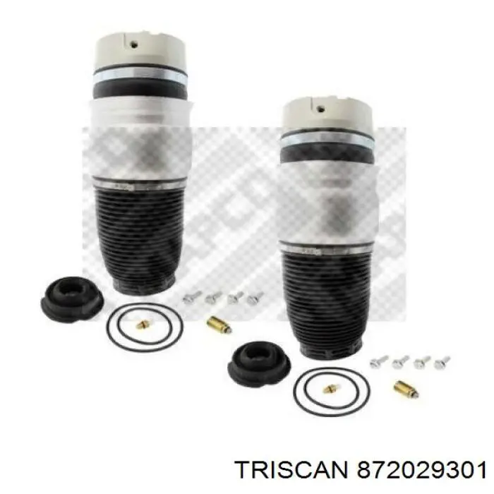 95535850332 VAG Coxim pneumático (suspensão de lâminas pneumática) do eixo traseiro