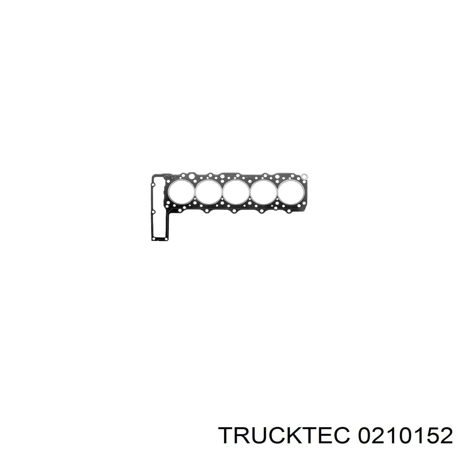 0210152 Trucktec Vedante de cabeça de motor (CBC)
