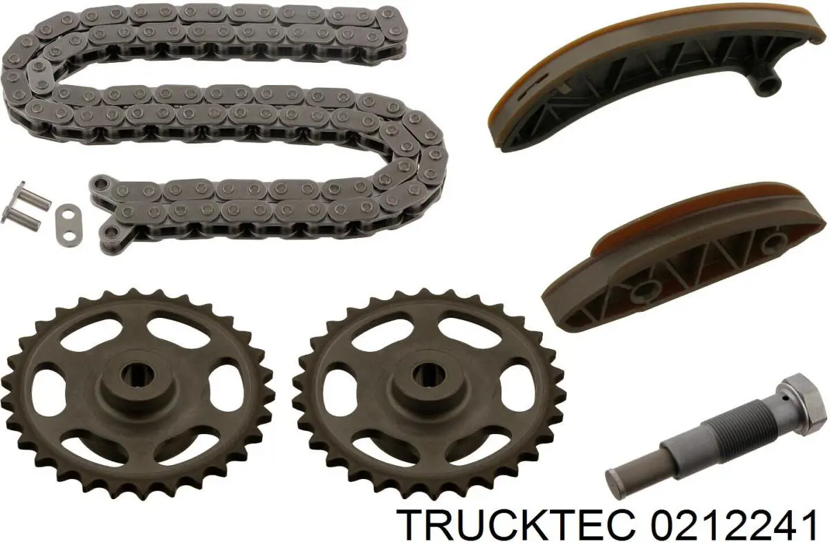 0212241 Trucktec Cadeia do mecanismo de distribuição de gás, kit