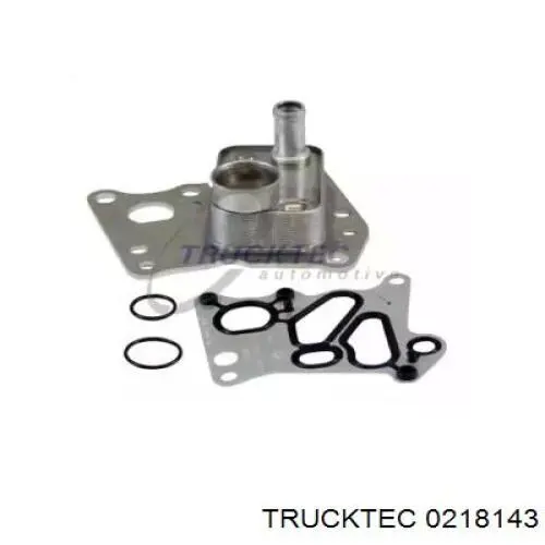 0218143 Trucktec Radiador de óleo