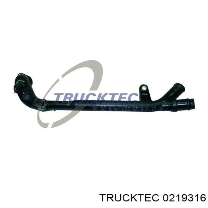 0219316 Trucktec Mangueira (cano derivado) do sistema de esfriamento