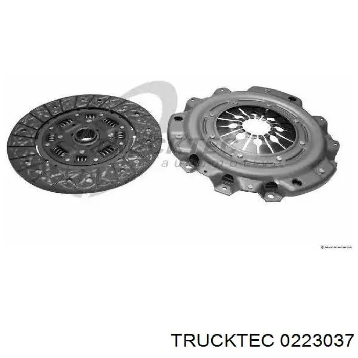 Kit de embraiagem (3 peças) Trucktec 0223037 preço, a partir de 119,18 USD